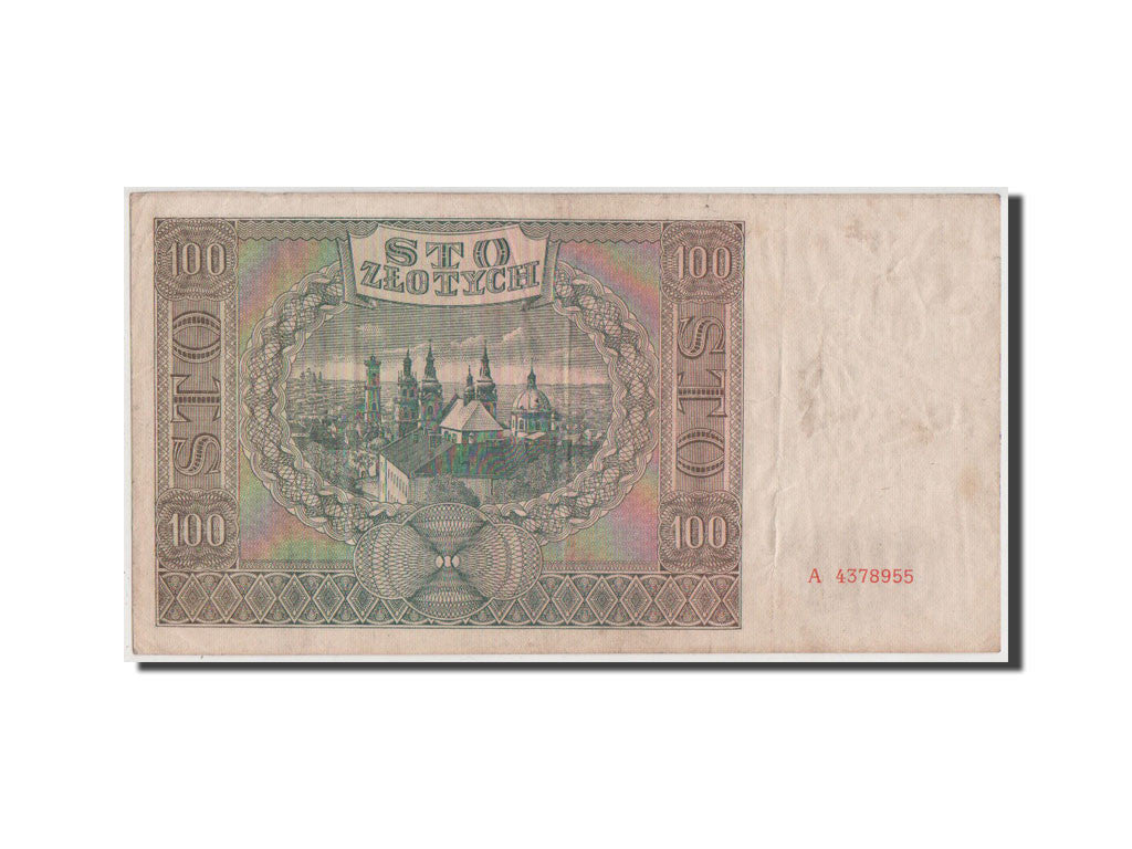 Billete, 100 Zlotych, 1941, Polonia, BC+