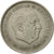Munten, Spanje, Caudillo and regent, 50 Pesetas, 1959, ZF, Copper-nickel, KM:788