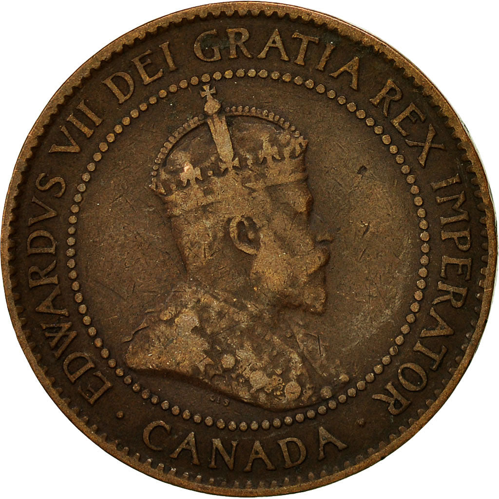 Canada, Edward VII, Cent, 1902, Royal Canadian Mint, Ottawa, VF(20-25), Bronze