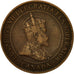 Canadá, Edward VII, Cent, 1902, Royal Canadian Mint, Ottawa, BC+, Bronce, KM:8