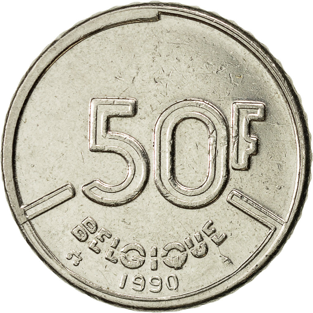 Monnaie, Belgique, Baudouin I, 50 Francs, 50 Frank, 1990, Bruxelles, Belgium