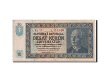 Slovakia, 10 Korun, 1939, KM #4a, EF(40-45), Tu 37