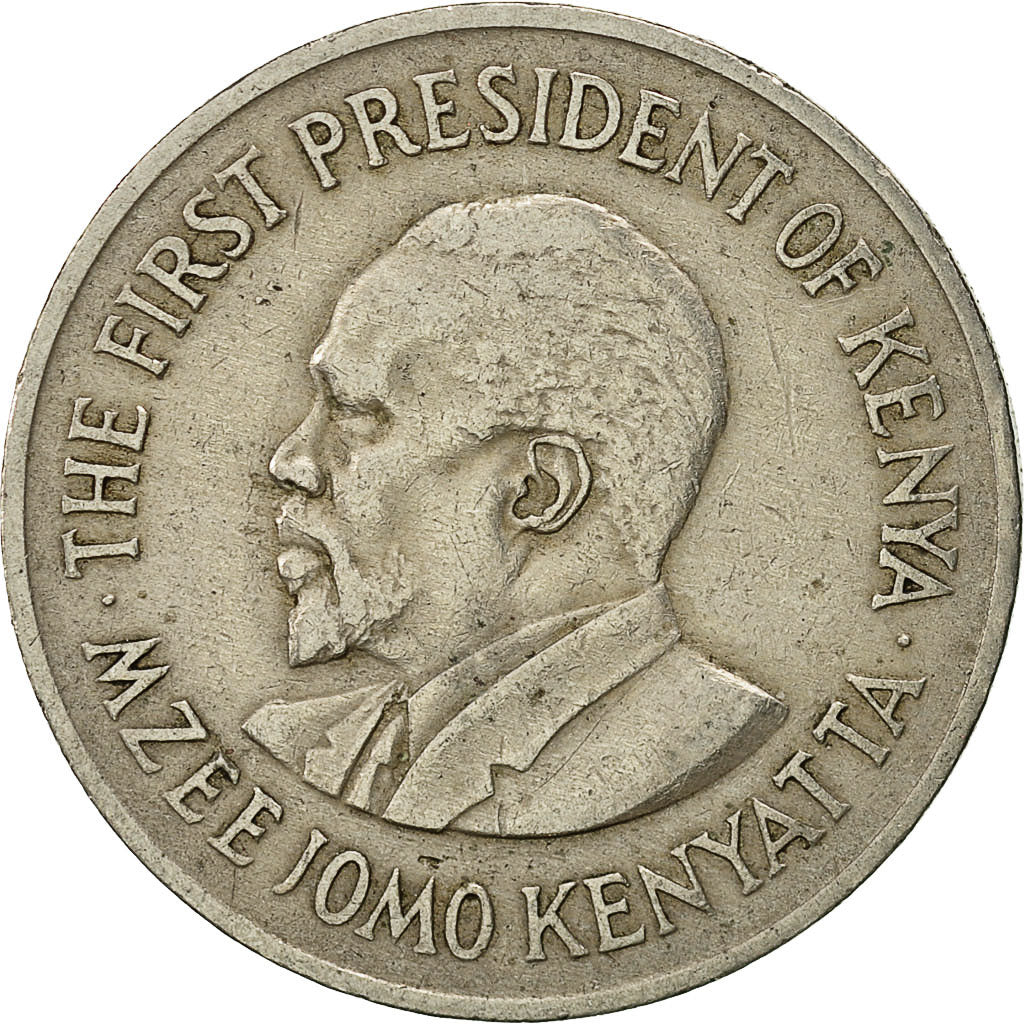 Coin, Kenya, Shilling, 1969, EF(40-45), Copper-nickel, KM:14