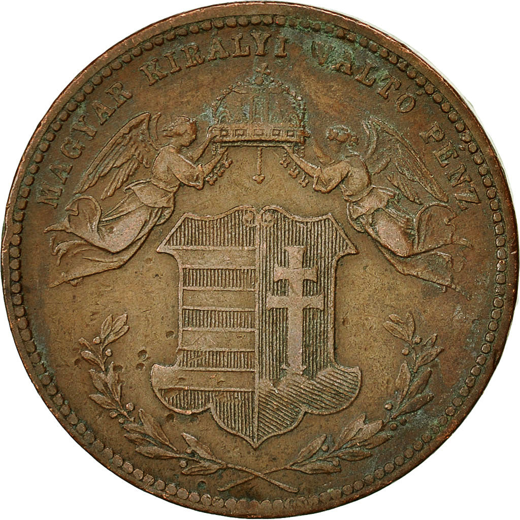 Hungary, Franz Joseph I, 4 Krajczar, 1868, Kremnitz, EF(40-45), Copper, KM:442