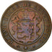 Coin, Luxembourg, William III, 10 Centimes, 1865, Paris, VF(20-25), Bronze