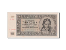 Czechoslovakia, 1000 Korun, 1945, KM #74a, UNC(65-70), S.28B