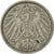 Moneta, GERMANIA - IMPERO, Wilhelm II, 10 Pfennig, 1908, Muldenhütten, BB