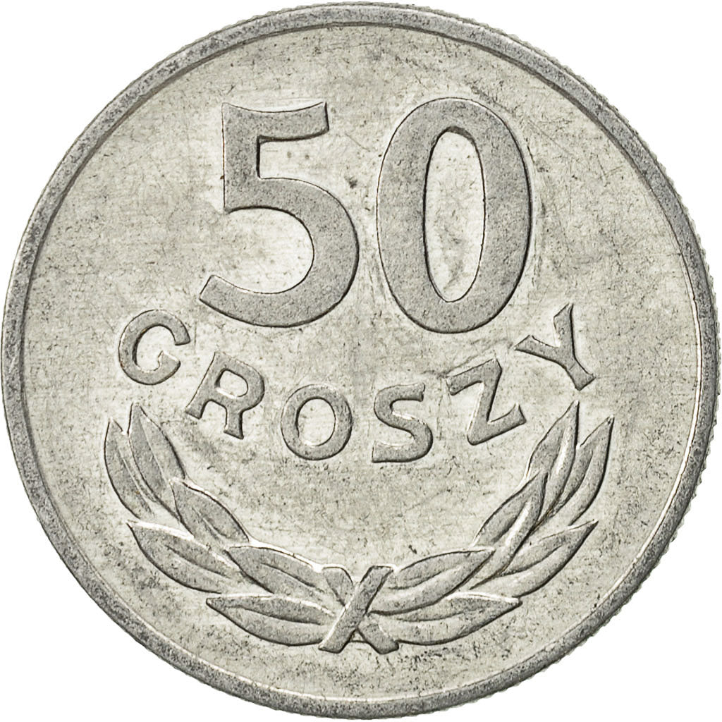 Moneta, Polonia, 50 Groszy, 1984, Warsaw, BB+, Alluminio, KM:48.1