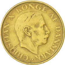 Monnaie, Danemark, Christian X, Krone, 1945, Copenhagen, TTB, Aluminum-Bronze