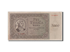 Croatia, 5000 Kuna, 1943, KM #14a, UNC(60-62), G