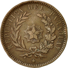 Paraguay, 2 Centesimos, 1870, MBC, Cobre, KM:3