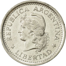 Coin, Argentina, Peso, 1958, AU(50-53), Nickel Clad Steel, KM:57