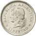 Münze, Argentinien, Peso, 1958, SS+, Nickel Clad Steel, KM:57