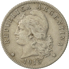 Argentina, 20 Centavos, 1919, VF(30-35), Copper-nickel, KM:36