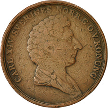Monnaie, Suède, Carl XIV Johan, 2 Skilling, 1840, TB, Cuivre, KM:643