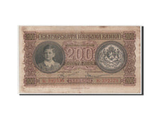 Bulgaria, 200 Leva, 1943, KM #64a, AU(50-53), K