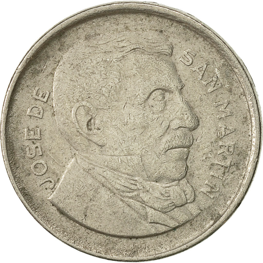 Moneta, Argentina, 20 Centavos, 1956, EF(40-45), Nikiel powlekany stalą, KM:52