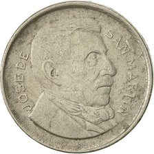 Moneta, Argentina, 20 Centavos, 1956, EF(40-45), Nikiel powlekany stalą, KM:52