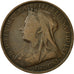 Great Britain, Victoria, Penny, 1896, F(12-15), Bronze, KM:790