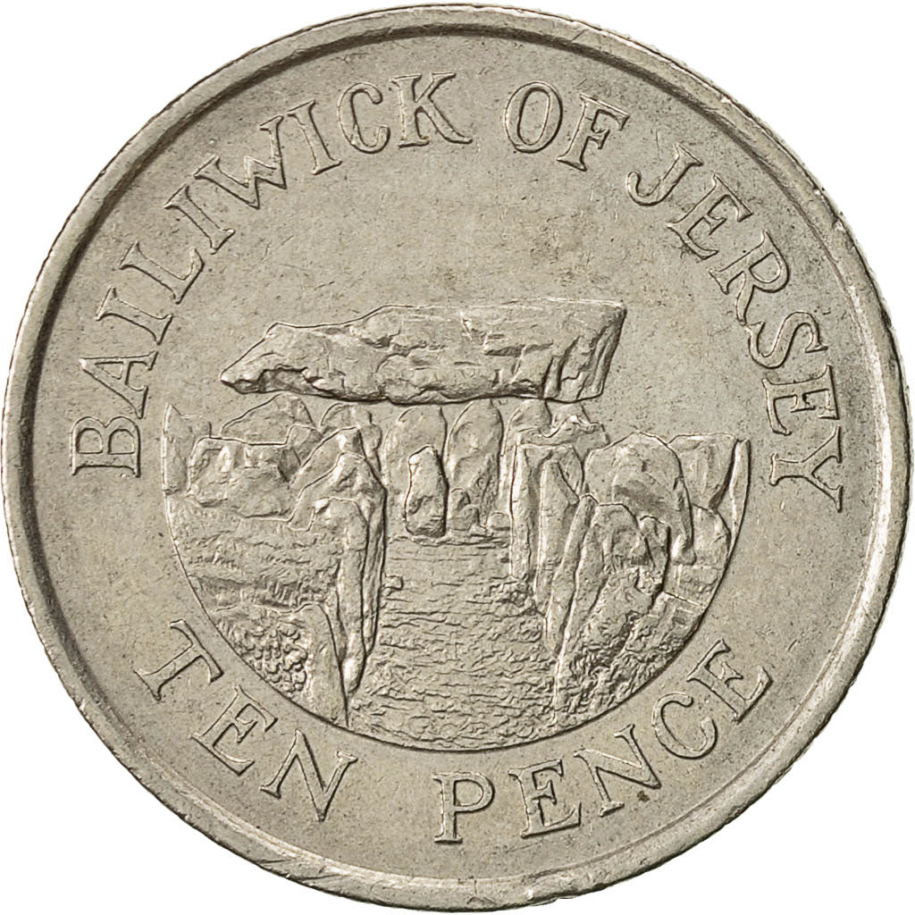 Monnaie, Jersey, Elizabeth II, 10 Pence, 1992, SUP, Copper-nickel, KM:57.2