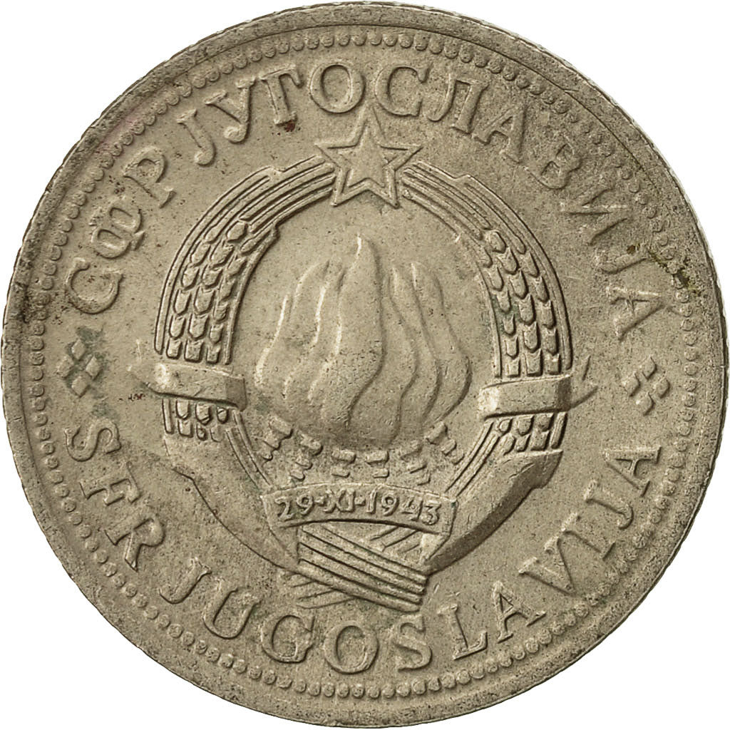 Monnaie, Yougoslavie, 2 Dinara, 1973, TTB, Copper-Nickel-Zinc, KM:57