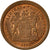 Moneda, Sudáfrica, 2 Cents, 1992, MBC, Cobre chapado en acero, KM:133