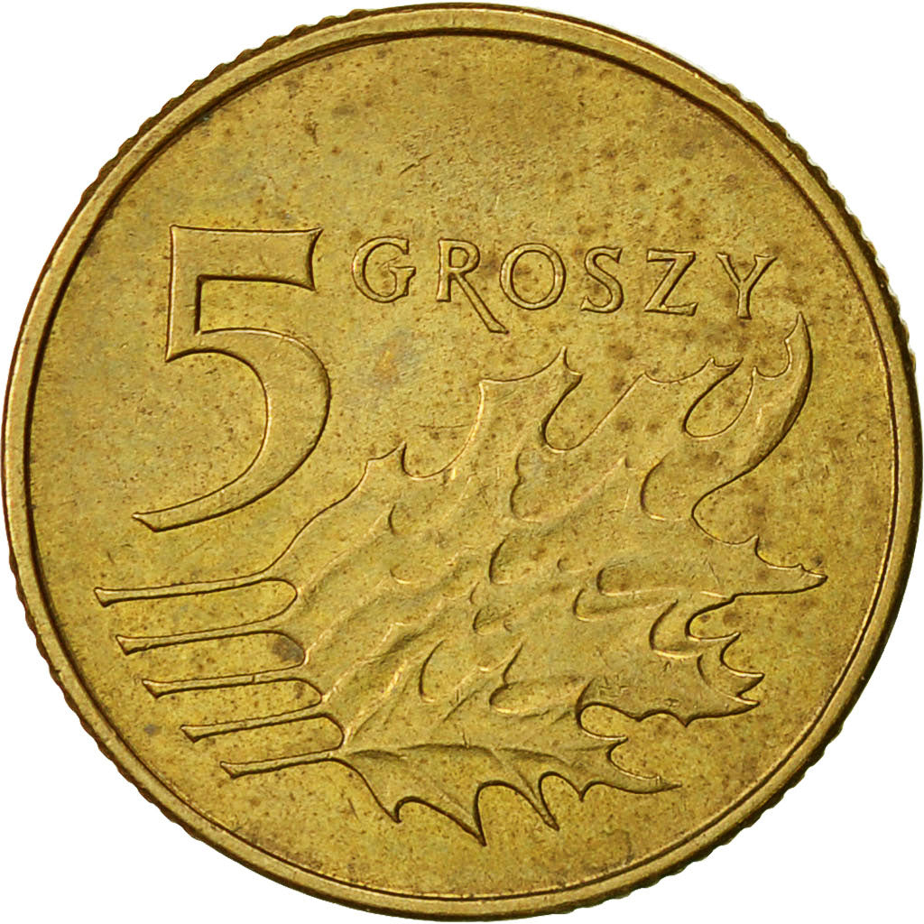 Moneta, Polonia, 5 Groszy, 2011, Warsaw, BB, Ottone, KM:278