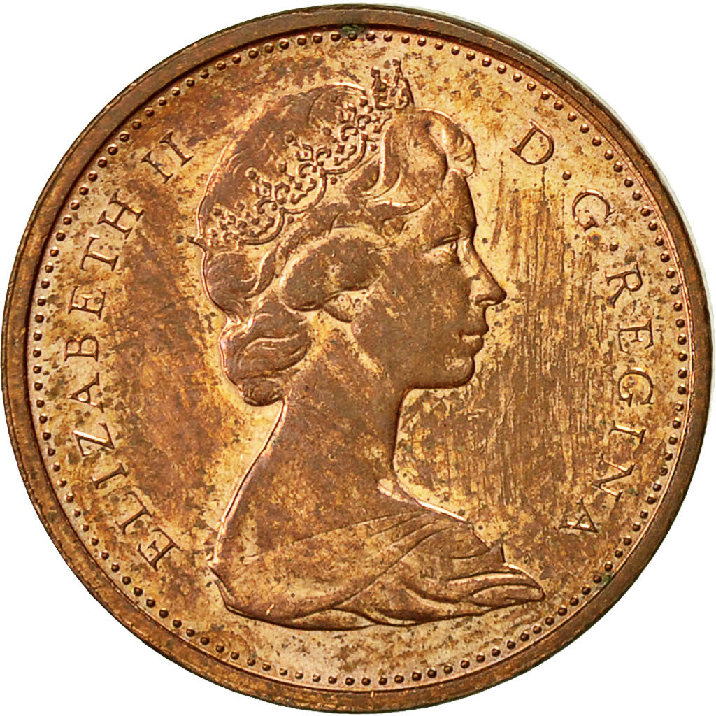 Coin, Canada, Elizabeth II, Cent, 1971, Royal Canadian Mint, Ottawa, EF(40-45)