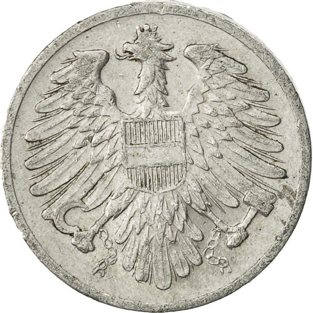 Coin, Austria, 2 Groschen, 1957, EF(40-45), Aluminum, KM:2876