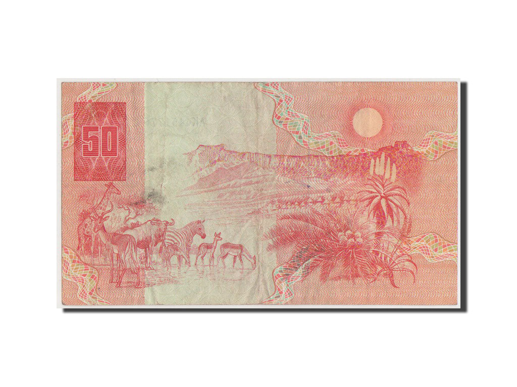Biljet, Zuid Afrika, 50 Rand, 1990, TTB