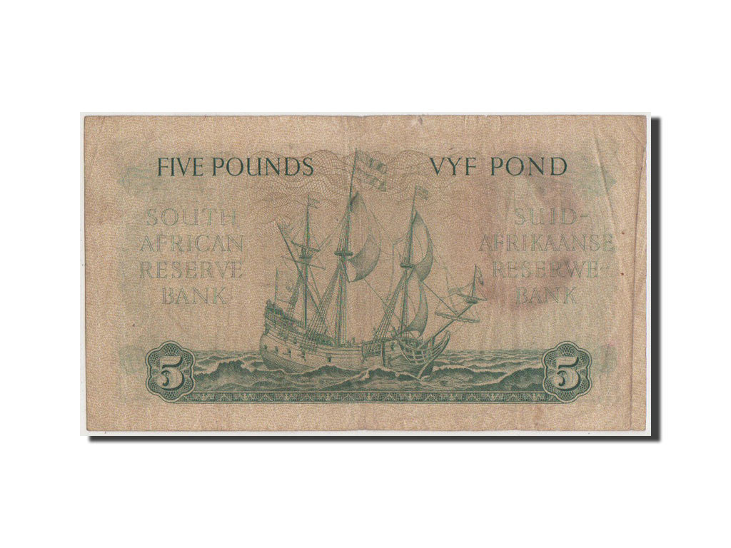 South Africa, 5 Pounds, 1959, KM #97c, EF(40-45), C74 324863