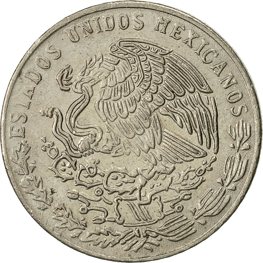 Moneda, México, 20 Centavos, 1980, Mexico City, MBC+, Cobre - níquel, KM:442
