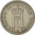Moneta, Norvegia, Haakon VII, 50 Öre, 1953, BB, Rame-nichel, KM:402