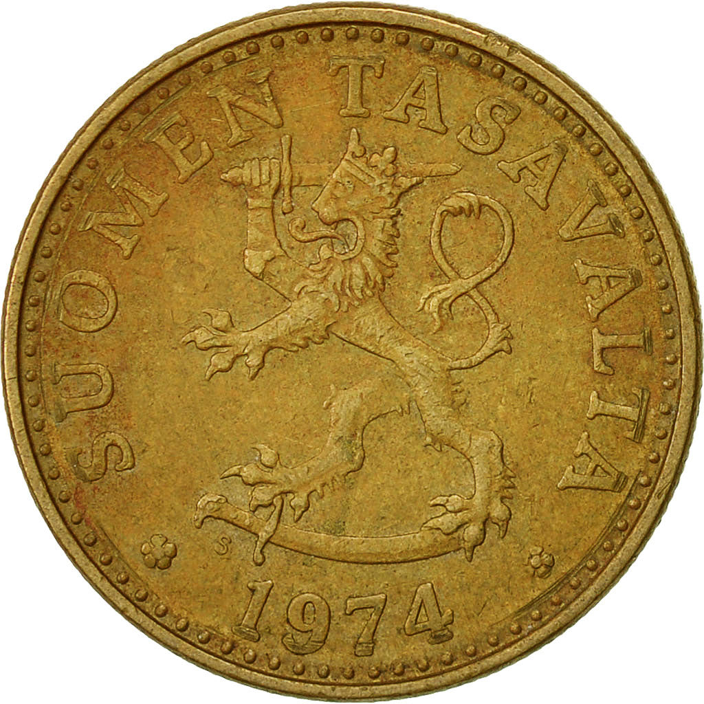 Monnaie, Finlande, 20 Pennia, 1974, TTB, Aluminum-Bronze, KM:47