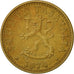 Monnaie, Finlande, 20 Pennia, 1974, TTB, Aluminum-Bronze, KM:47
