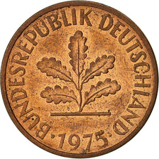 Monnaie, République fédérale allemande, 2 Pfennig, 1975, Hambourg, TTB