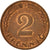 Coin, GERMANY - FEDERAL REPUBLIC, 2 Pfennig, 1970, Stuttgart, EF(40-45), Copper