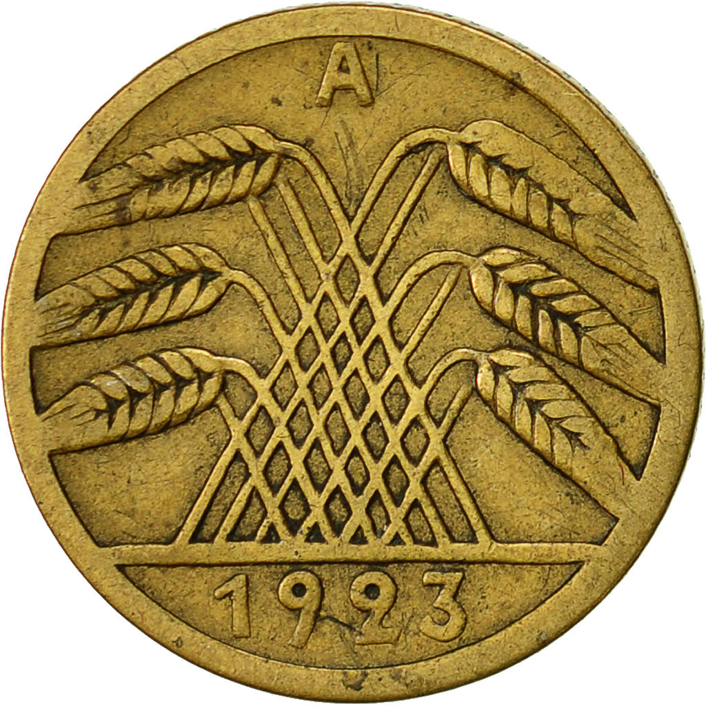 Moneta, GERMANIA, REPUBBLICA DI WEIMAR, 5 Rentenpfennig, 1923, Berlin, BB