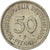 Coin, GERMANY - FEDERAL REPUBLIC, 50 Pfennig, 1974, Stuttgart, EF(40-45)