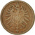 Coin, GERMANY - EMPIRE, Wilhelm I, 2 Pfennig, 1876, Munich, EF(40-45), Copper