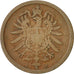 Coin, GERMANY - EMPIRE, Wilhelm I, 2 Pfennig, 1876, Munich, EF(40-45), Copper