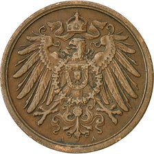 Coin, GERMANY - EMPIRE, Wilhelm II, 2 Pfennig, 1904, Berlin, EF(40-45), Copper