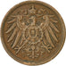 Coin, GERMANY - EMPIRE, Wilhelm II, 2 Pfennig, 1904, Berlin, EF(40-45), Copper