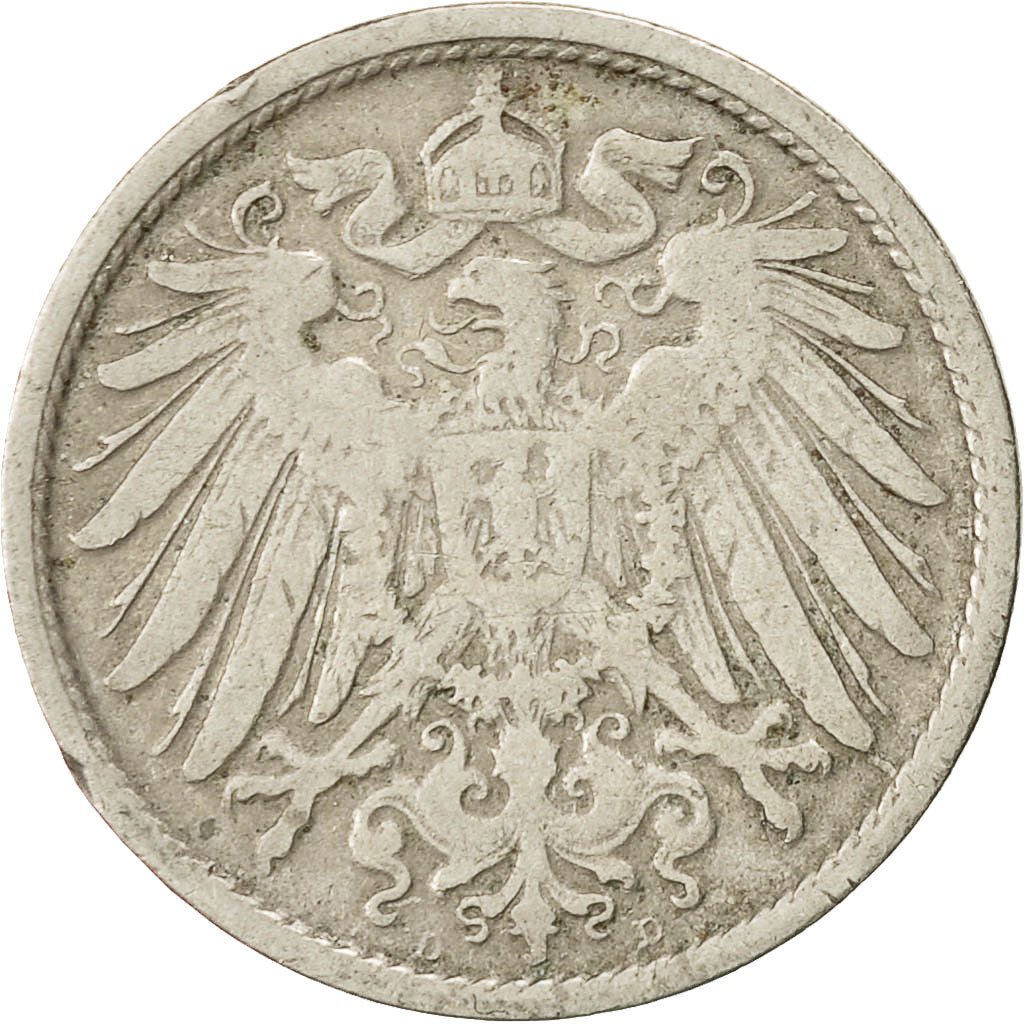 Coin, GERMANY - EMPIRE, Wilhelm II, 10 Pfennig, 1901, Munich, EF(40-45)