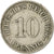 Moneda, ALEMANIA - IMPERIO, Wilhelm II, 10 Pfennig, 1906, Berlin, MBC, Cobre -