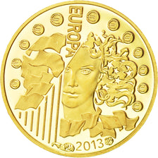 Coin, France, 5 Euro, 2013, MS(63), Gold, KM:2092