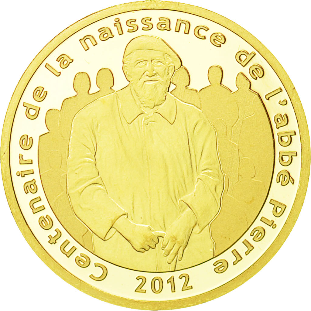 Frankreich, 5 Euro, 2012, UNZ, Gold, KM:1896