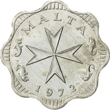 Coin, Malta, 2 Mils, 1972, MS(63), Aluminum, KM:5