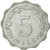 Coin, Malta, 5 Mils, 1972, British Royal Mint, MS(63), Aluminum, KM:7
