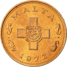 Moneda, Malta, Cent, 1972, British Royal Mint, SC, Bronce, KM:8